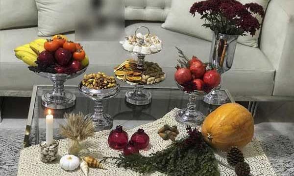 عکس ایده تزیین کرسی شب یلدا