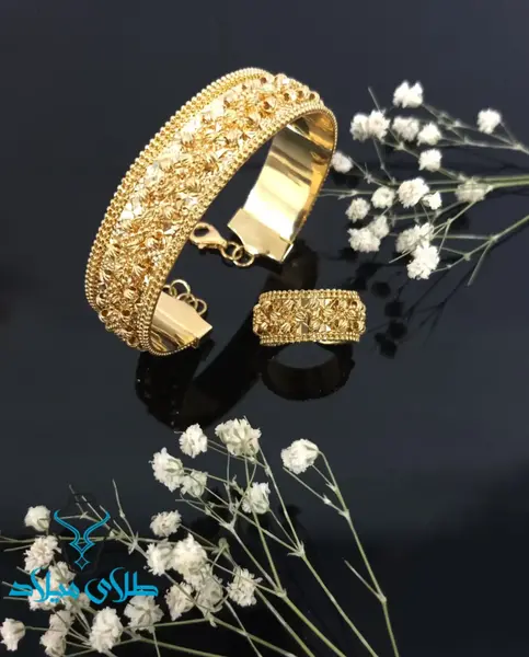 عکس دستبند النگویی طلا