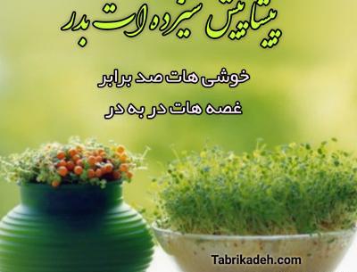 عکس پیشاپیش سیزده بدر مبارک