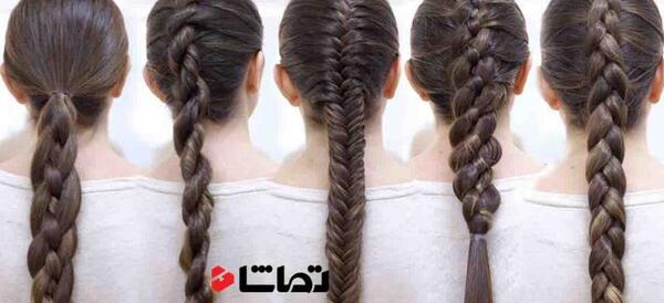 عکس بافت مو گره