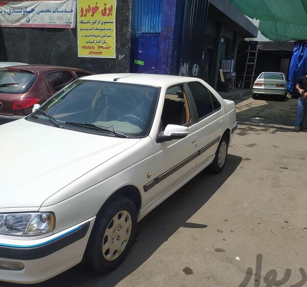 عکس پژو پارس سفید