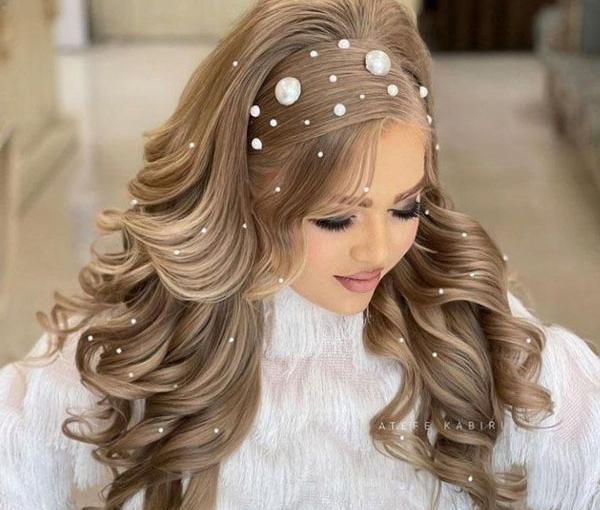 عکس مدل مو همراه عروس