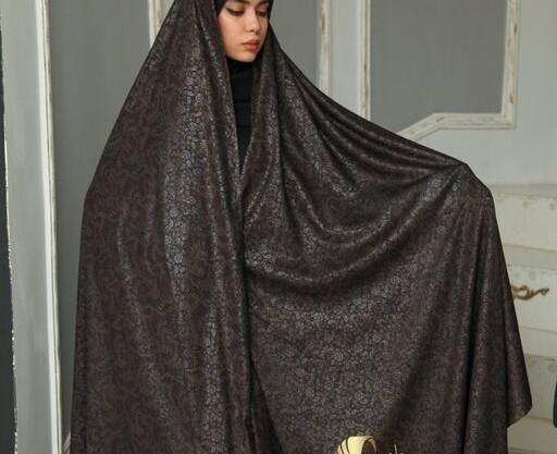 عکس چادر رنگی تیره