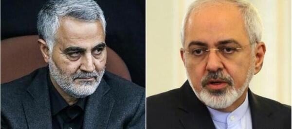 عکس سوتی ظریف در مورد سلیمانی