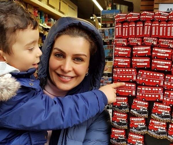 عکس های ماه چهره خلیلی در لندن