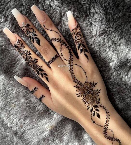 عکس ایده حنا برای حنابندان