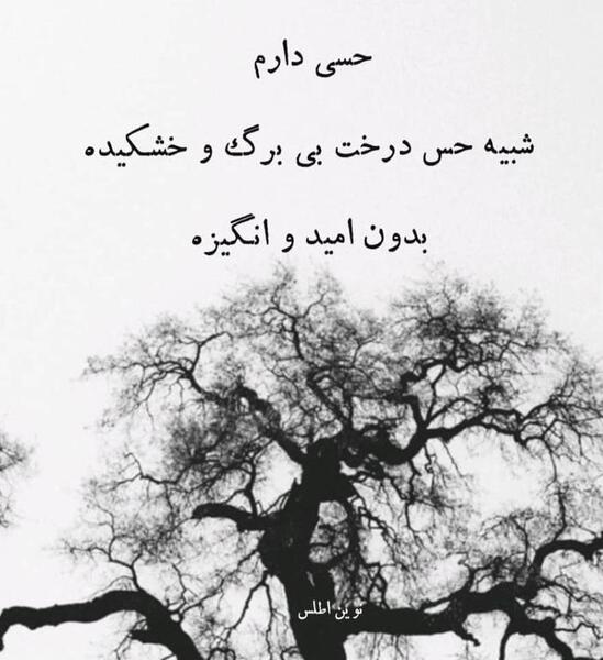 عکس نوشته ناامید شدن از زندگی