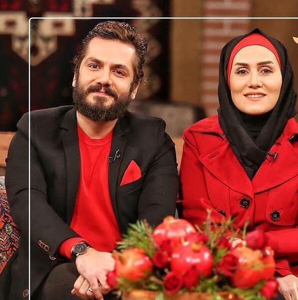 عکس از عباس غزالی و همسرش