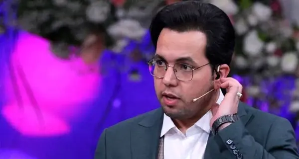 عکس زن مجری حامد سلطانی