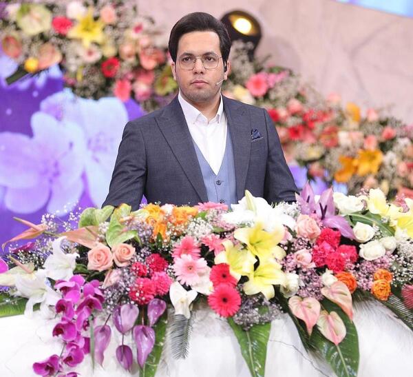 عکس زن مجری حامد سلطانی