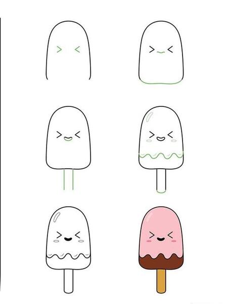 عکس نقاشی ساده مرحله ای