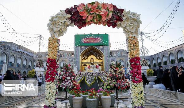 عکس حرم امام رضا شب