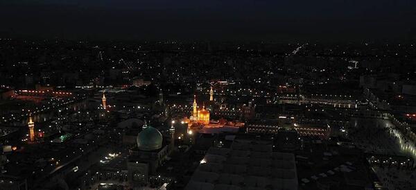 عکس حرم امام رضا شب