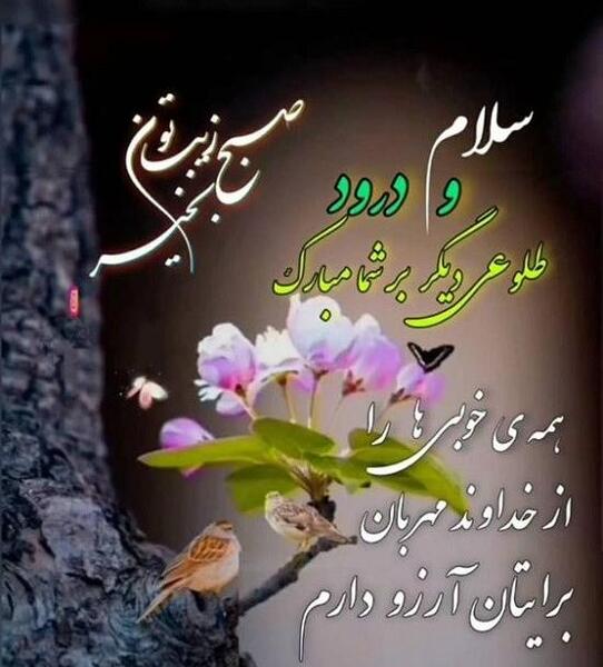 عکس نوشته صبح بخیر قرآنی