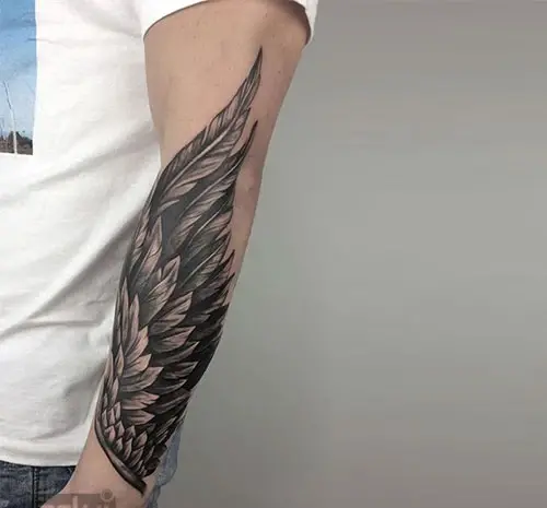عکس تاتو پسرانه روی دست