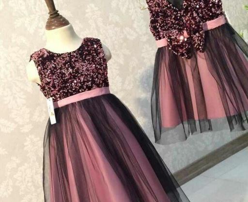 عکس لباس دخترانه پولکی