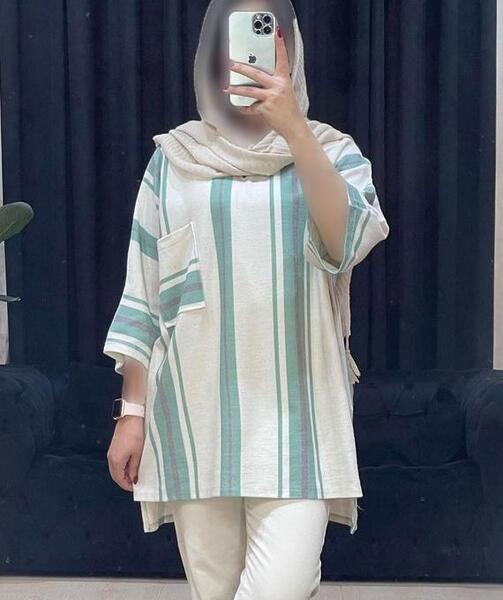 عکس تونیک جلو بسته نخی