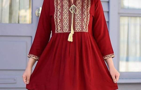 عکس تونیک جلو بسته نخی