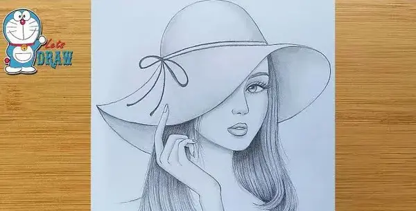 عکس نقاشی دخترانه از پشت سر
