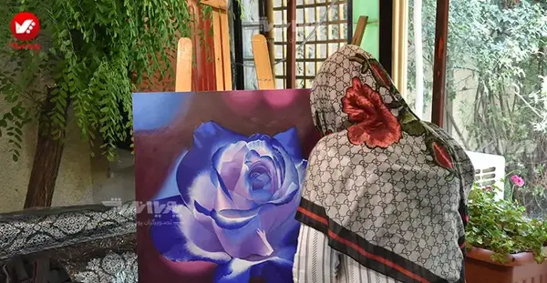 عکس نقاشی گل هفتم