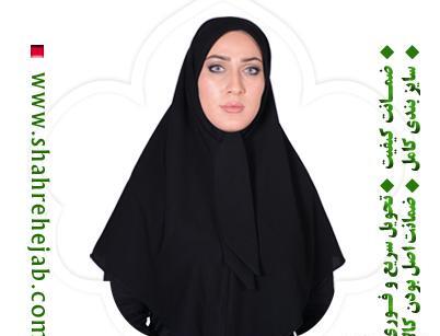 عکس آموزش دوخت مقنعه چانه دار