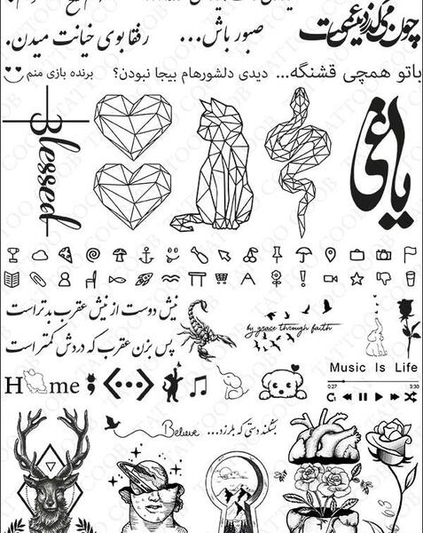 عکس تتو کجای دست قشنگتره