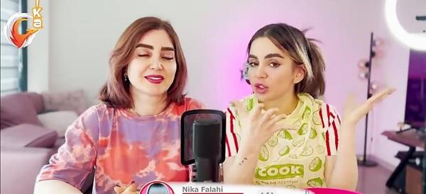 عکس نیکا فلاحی مادرش