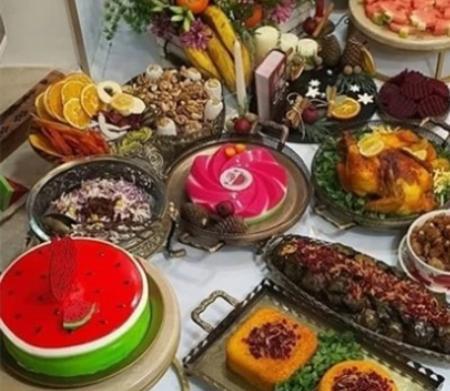 عکس ایده برای شام شب یلدا