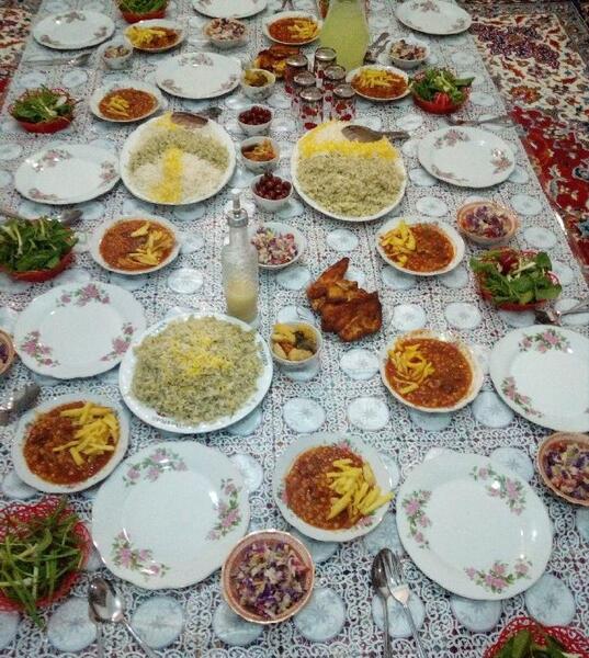 عکس ایده برای شام شب یلدا