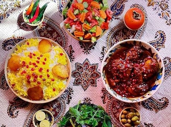 عکس ایده برای شام شب یلدا