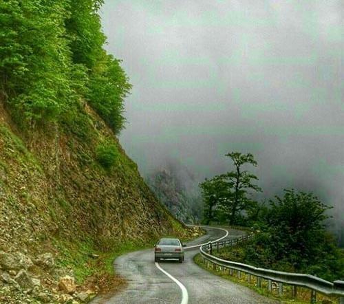عکس جاده های شمال