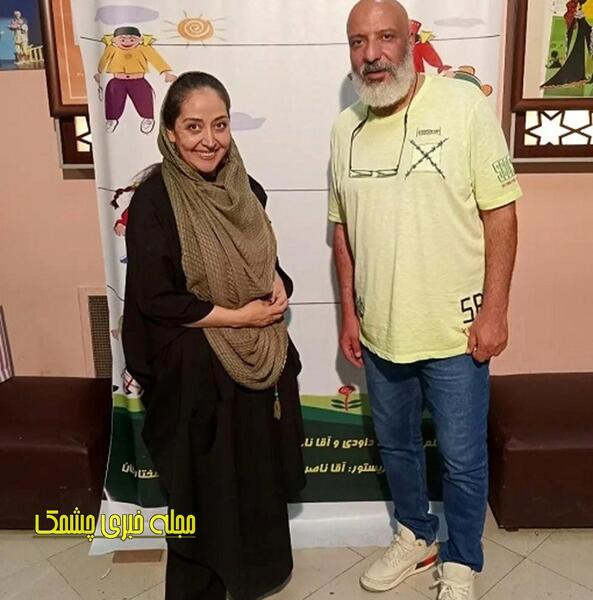 عکس ارزو افشار و همسرش