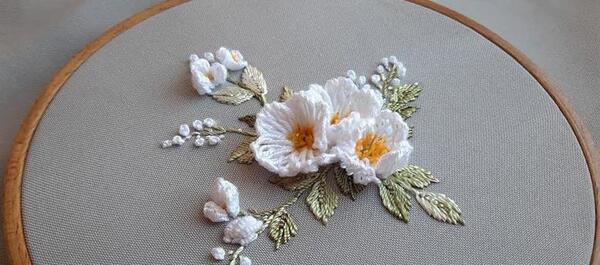 عکس ایده زیبا برای گلدوزی