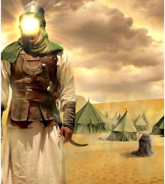 عکس امام حسین علی اصغر
