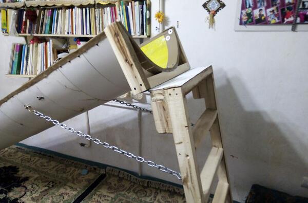 عکس سرسره با چوب بستنی