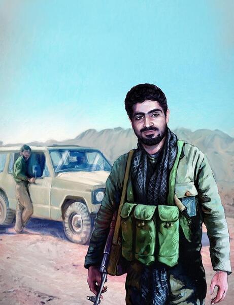 عکس زیبا شهید سلیمانی