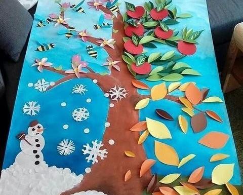 عکس ایده کاردستی برای روز درختکاری