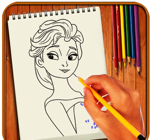 عکس نقاشی السا و آنا آسان