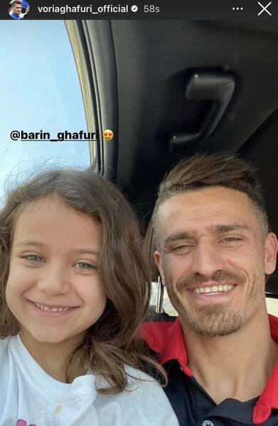 عکس بچه وریا غفوری