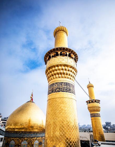عکس گنبد امام حسین لایه باز