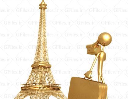 عکس لایه باز برج ایفل