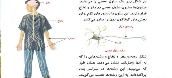عکس صفحه علوم پنجم