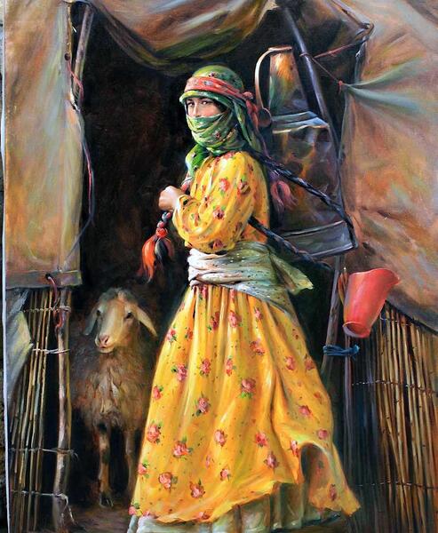 عکس رنگ روغن نقاشی