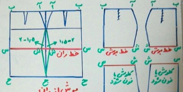 عکس دامن جناقی