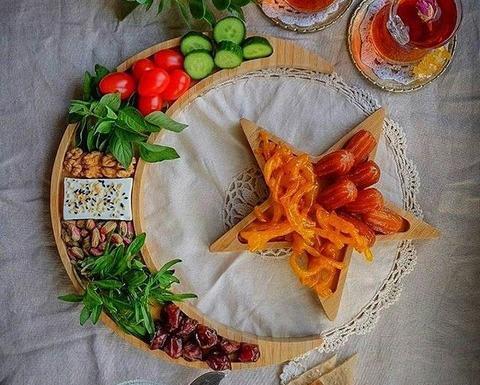 عکس تزیین سفره ی افطار