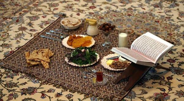 عکس تزیین سفره ی افطار