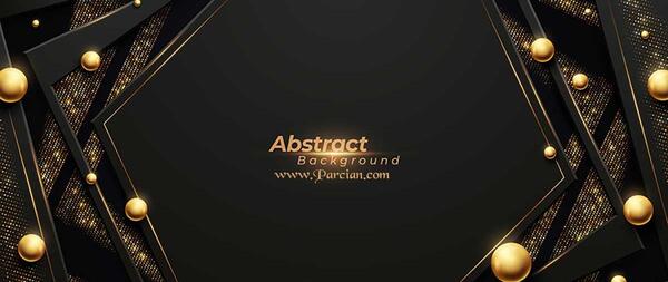 عکس مشکی طلایی
