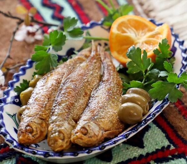 عکس غذای ماهی ایرانی