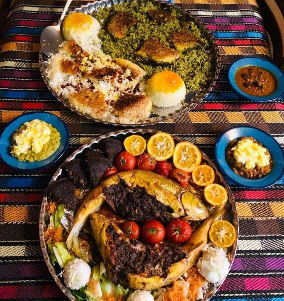 عکس غذای ماهی ایرانی