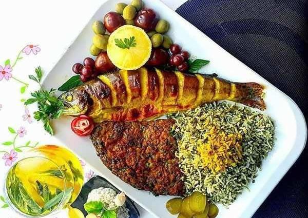 عکس غذای ماهی ایرانی